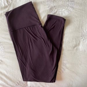 Lululemon Align Crop Leggings in Burgundy
